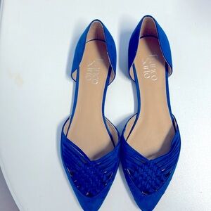 Blue never worn Franco Sarto flats